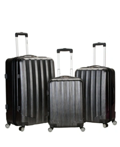 Rockland 3-pc. Hardside Luggage Set In Carbon
