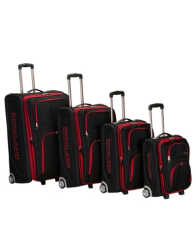 Rockland Varsity Polo 4-pc. Softside Luggage Set In Black