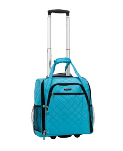 Rockland Melrose 15" 2-wheeled Underseat In Turquoise