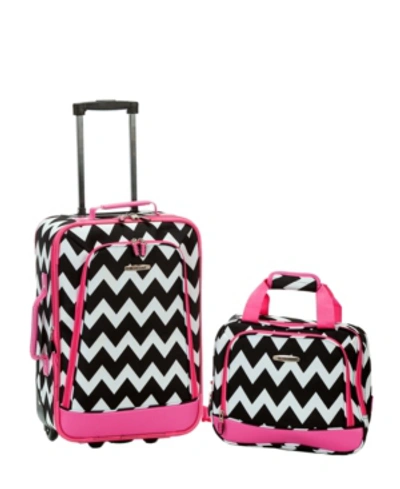 Rockland 2-pc. Pattern Softside Luggage Set In Chevron