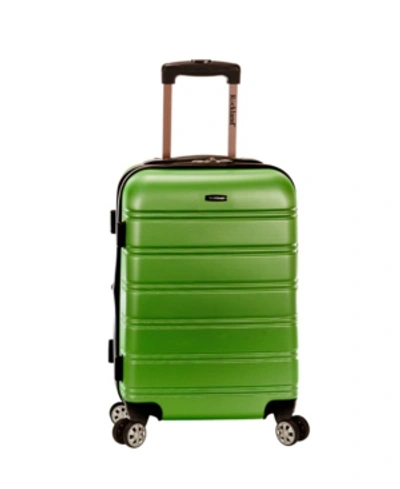 Rockland Melbourne 20" Hardside Carry-on Spinner In Green