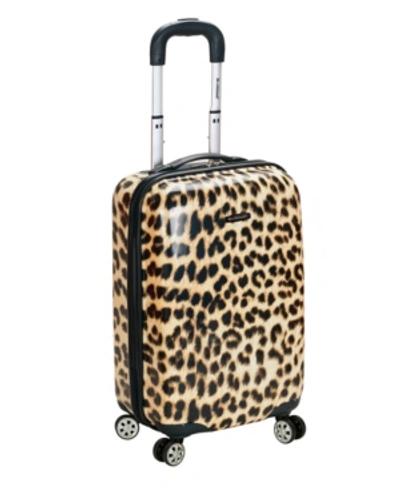 Rockland 20" Hardside Carry-on Spinner In Leopard