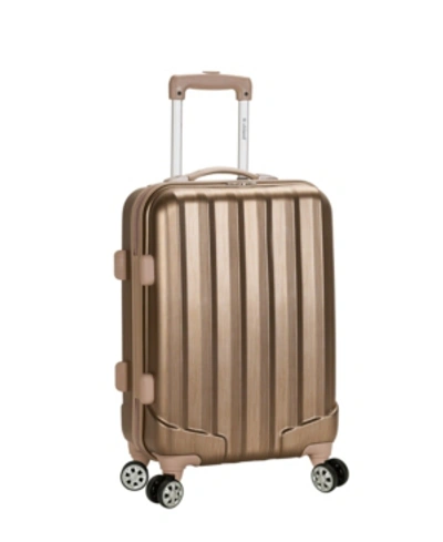 Rockland Melbourne 20" Hardside Carry-on Spinner In Bronze