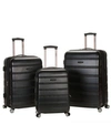 Rockland Melbourne 3-pc. Hardside Luggage Set In Black