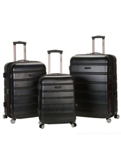 Rockland Melbourne 3-pc. Hardside Luggage Set In Black