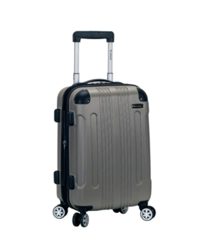 Rockland Sonic 20" Hardside Carry-on Spinner In Silver