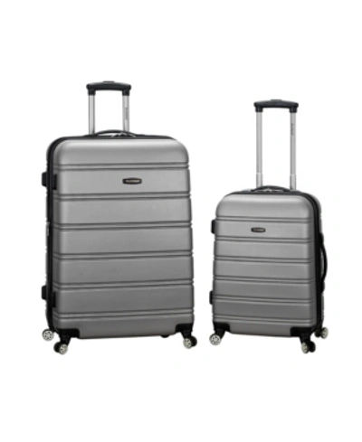 Rockland 2-pc. Hardside Luggage Set In Silver