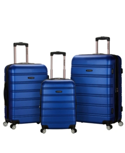 Rockland Melbourne 3-pc. Hardside Luggage Set In Blue