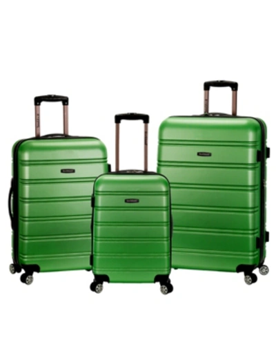Rockland Melbourne 3-pc. Hardside Luggage Set In Green