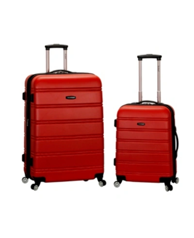 Rockland 2-pc. Hardside Luggage Set In Red