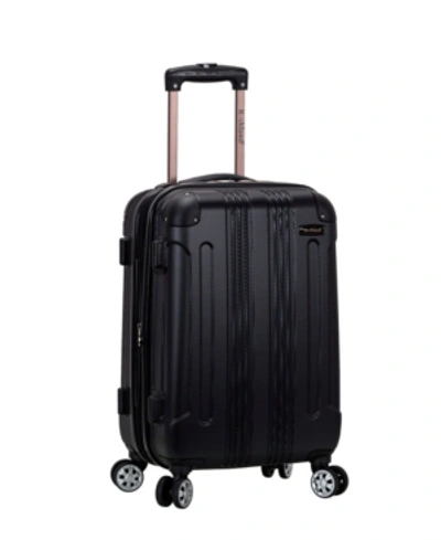 Rockland Sonic 20" Hardside Carry-on Spinner In Black