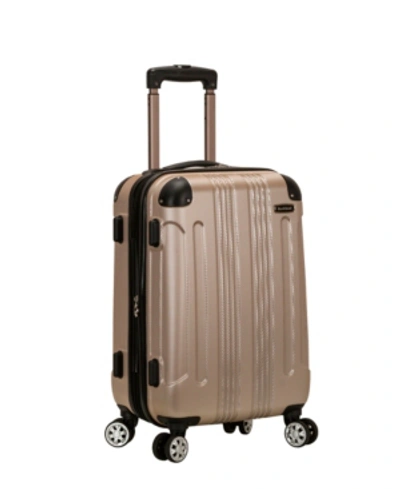 Rockland Sonic 20" Hardside Carry-on Spinner In Champagne