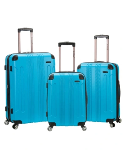 Rockland Sonic 3-pc. Hardside Luggage Set In Turquoise