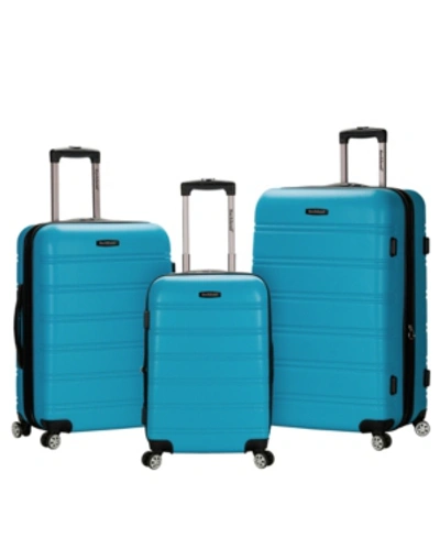 Rockland Melbourne 3-pc. Hardside Luggage Set In Turquoise