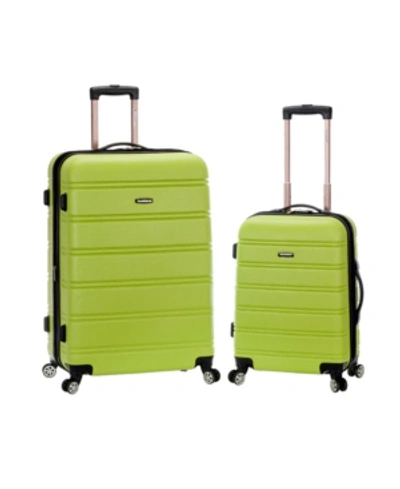 Rockland 2-pc. Hardside Luggage Set In Lime