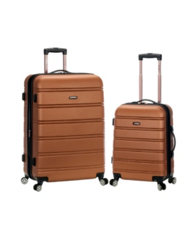 Rockland 2-pc. Hardside Luggage Set In Brown