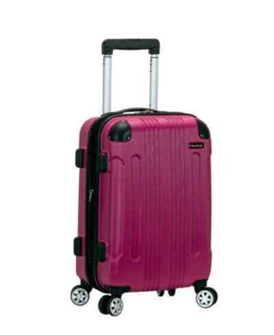 Rockland Sonic 20" Hardside Carry-on Spinner In Magenta