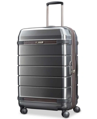 Hartmann Century 26" Medium-journey Hardside Expandable Spinner Suitcase In Graphite/espresso