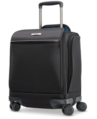Hartmann Metropolitan 2 Underseat Carry-on Spinner Suitcase In Deep Black