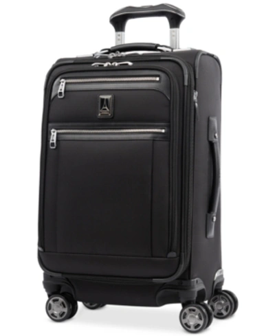Travelpro Platinum Elite 21" Softside Carry-on Spinner In Shadow Black