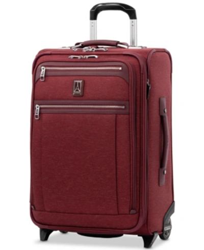 Travelpro Platinum Elite 22" 2-wheel Softside Carry-on In Bordeaux