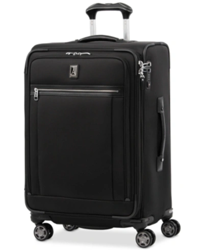 Travelpro Platinum Elite 25" Softside Check-in Spinner In Shadow Black