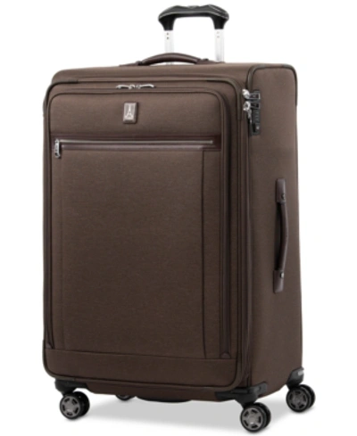 Travelpro Platinum Elite 25" Softside Check-in Spinner In Rich Espresso