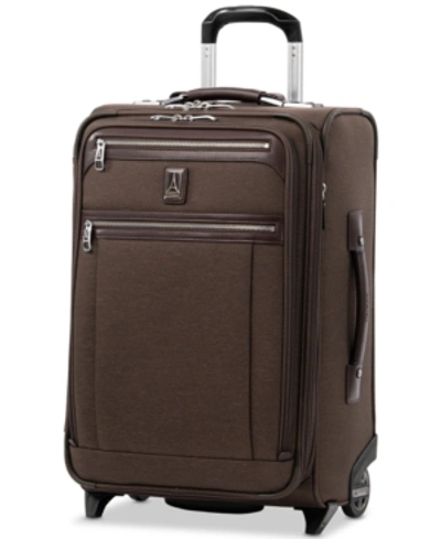 Travelpro Platinum Elite 2-wheel International Softside Carry-on In Rich Espresso