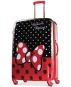 American Tourister Disney Minnie Mouse Red Bow 28" Hardside Spinner Suitcase In Minnie Mouse Red Bow Print