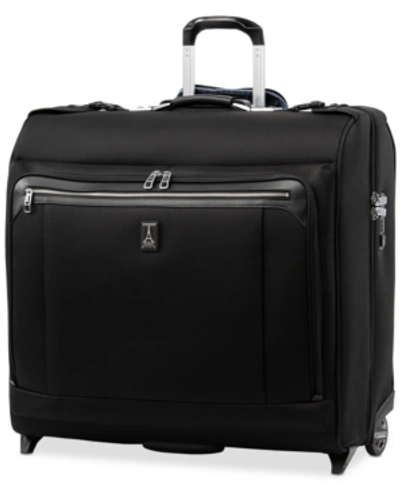 Travelpro Platinum Elite Carry-on Rolling Garment Bag In Shadow Black