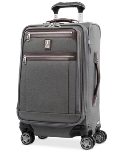 Travelpro Platinum Elite 21" Softside Carry-on Spinner In Vintage Grey