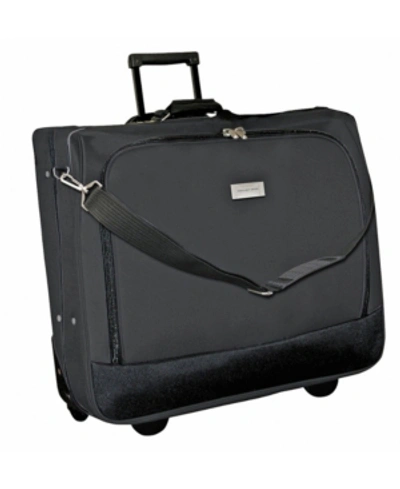 Geoffrey Beene Rolling Garment Carrier In Black