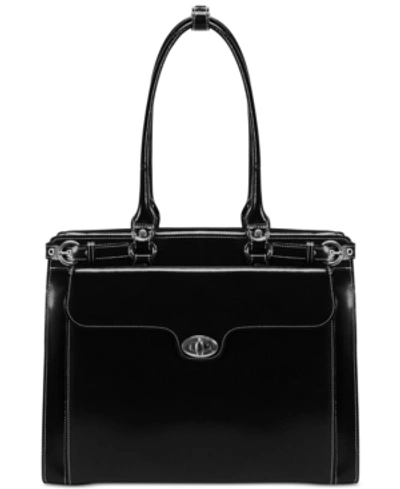 Mcklein Winnetka Briefcase In Black