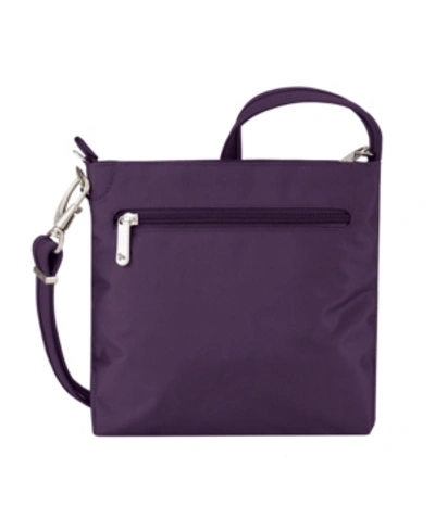 Travelon Anti-theft Classic Mini Shoulder Bag In Dark Purple