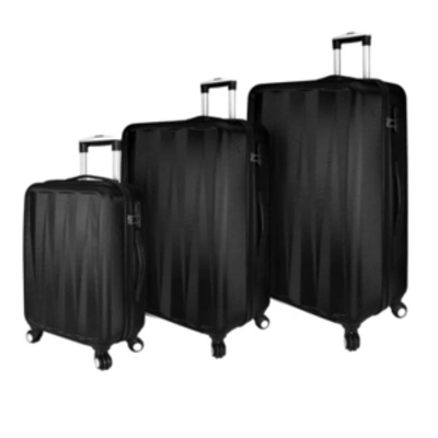 Elite Luggage Verdugo 3-pc. Hardside Luggage Spinner Set In Black
