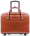 Mcklein Willowbrook Detachable Wheeled Briefcase In Brown