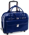 Mcklein Roseville Detachable Wheeled Briefcase In Navy