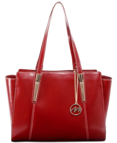 Mcklein Aldora Business Tote In Red