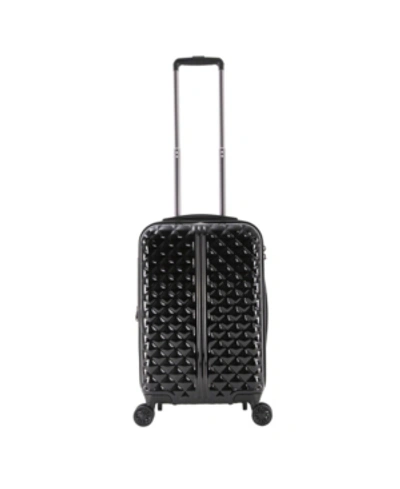 Triforce Luggage Triforce Provence 22" Carry On Spinner Luggage In Black