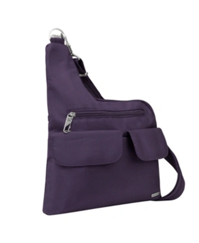 Travelon Anti-theft Classic Crossbody In Dark Purple
