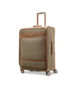 Hartmann Herringbone Dlx Medium Journey Expandable Spinner Suitcase In Terracotta Herringbone