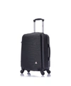 Inusa Royal 20" Lightweight Hardside Spinner Carry-on Luggage In Black