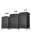 DUKAP INTELY 3-PC. HARDSIDE TECH LUGGAGE SET