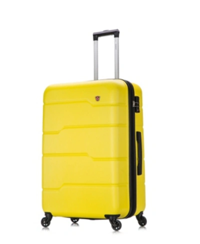 Dukap Rodez 28" Lightweight Hardside Spinner Luggage In Yellow