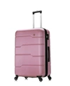 Dukap Rodez 28" Lightweight Hardside Spinner Luggage In Rose Gold