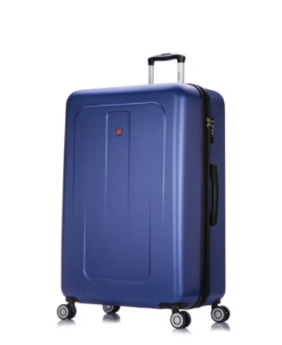 Dukap Crypto 32" Lightweight Hardside Spinner Luggage In Blue