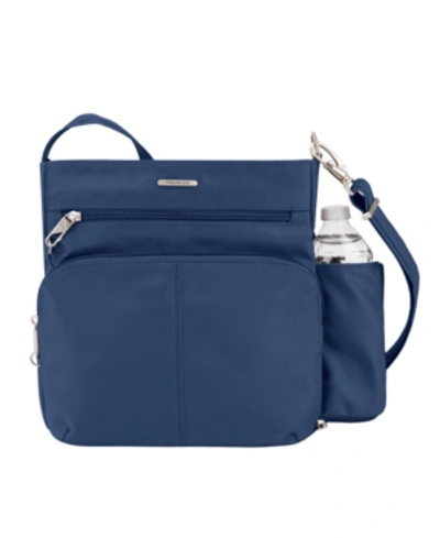 Travelon Anti-theft Classic North/south Crossbody In Blue