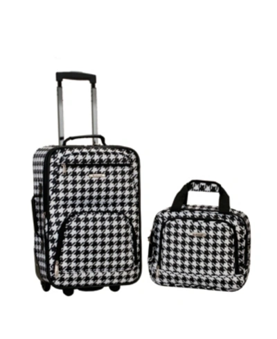 Rockland 2-pc. Pattern Softside Luggage Set In Houndstooth