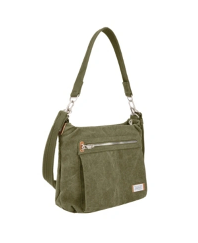 Travelon Anti-theft Heritage Hobo Bag In Lightpaste