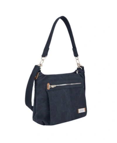 Travelon Anti-theft Heritage Hobo Bag In Medium Blu